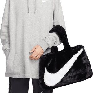 NWOT Nike Sportswear Faux Fur Tote (10L)